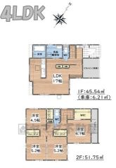 4LDK。南東向き。リビングは3面採光で明るく開放的な空間＾＾食洗機付きシステムキッチン、スタディーカウンターなど設備充実。リビング収納＆パントリー＆洗面室収納＆WICあり＾＾