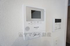 防犯はもちろん、セールスマン対策にもなるモニター付きインターホンです。お子さん1人での留守番時にも活躍しそうです。