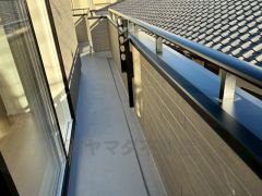 広々としたバルコニー。 天気のいい日にはお布団もまとめて干せそうですね＾＾