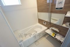 一日の疲れを癒すバスルーム。