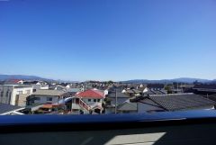 バルコニーからの眺望です。