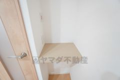 キッチン後方には収納棚完備＾＾