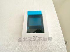 防犯性もばっちり、TVモニター付きインターホン完備。