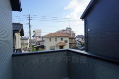 バルコニーからの眺望です。