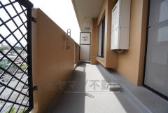 南向きで陽当たりの良いバルコニーです。お洗濯やお布団干しはもちろん、日光浴スペースにも＾＾ 天気のいい日にはお布団もまとめて干せそうですね＾＾ 