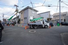 1号棟は角地なので、開放感が得られます。 また、日差しが入りやすく、家の奥まで明るくなるのが嬉しいポイントです。北西側約5.8～5.9ｍ公道。 