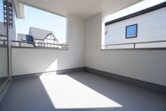 雨に濡れにくいインナーバルコニーは家事を助けてくれること間違いなし。