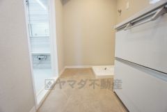 脱衣スペース。