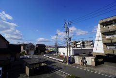 ベランダからの風景です＾＾晴れた日には一面見渡せます＾＾