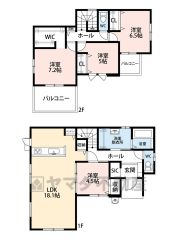 オールフローリングなのでお掃除がしやすそうですね＾＾南面バルコニー＾＾SICや洗面室収納など収納スペース充実＾＾
