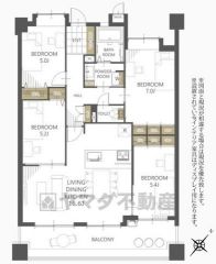 オールフローリング4LDK。南東向きで陽当たり良好＾＾全居室収納付き＾＾
