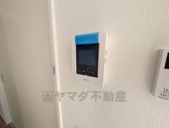 防犯はもちろん、セールスマン対策にもなるモニター付きインターホンです。 来訪者の顔が見えるので安心ですね＾＾