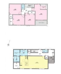 リビングは17帖以上の開放感あふれる空間です。2階は洋室が4部屋あるので、お子様が大きくなっても安心ですね＾＾