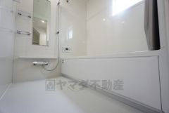 一日の疲れを癒すバスルーム。