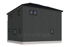 完成予想図、背面。現況と異なる場合は現況優先となります。