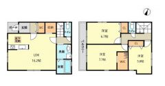 3LDK＾＾SIC＆リビング収納＆WIC完備＾＾収納充実＾＾南西向きワイドバルコニーで陽当たり良好＾＾