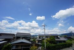 バルコニーからの眺望です。
