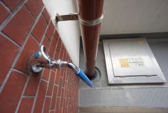 バルコニーには水栓付き＾＾