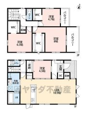 2階は全居室WIC有で収納充実の間取り＾＾