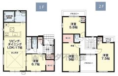 4LDK。各居室収納スペースあり。2面バルコニー付き＾＾