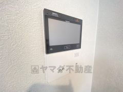 防犯はもちろん、セールスマン対策にもなるモニター付きインターホンです。