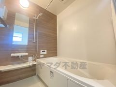 一日の疲れを癒すバスルーム。