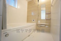 一日の疲れを癒すバスルーム。