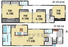 4LDK。リビング収納＆パントリー＆全居室収納など収納充実の間取り＾＾