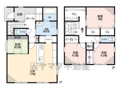 3LDKとタタミコーナー、ファミリークローク＾＾電子キーや食器洗浄乾燥機、電動シャッターなど充実の設備＾＾